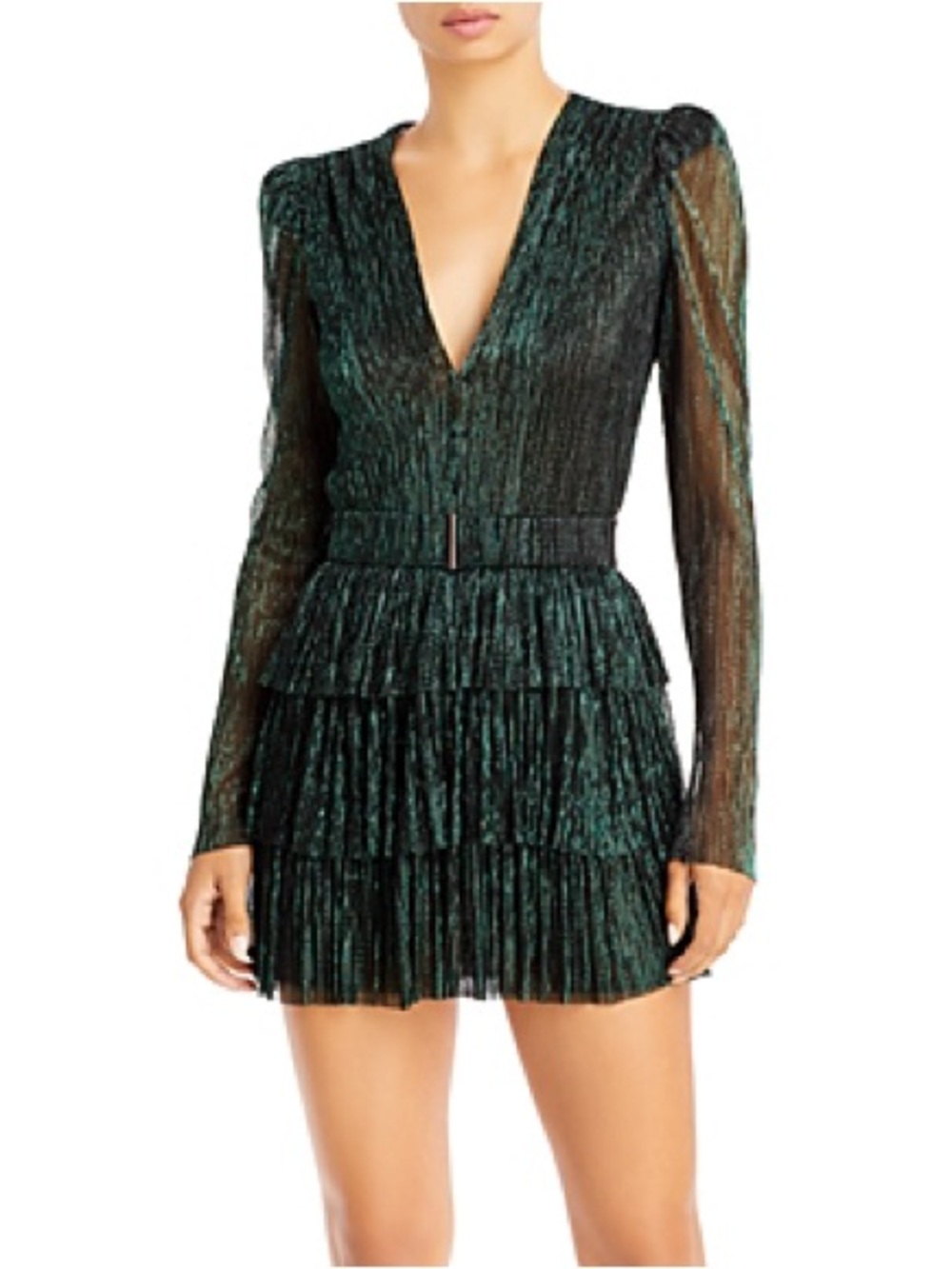 Sabina Musayev Pleated Dress